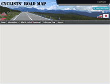 Tablet Screenshot of cyclistsroadmap.com